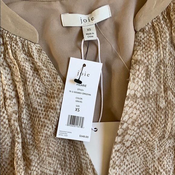 JOIE Hilarie Silk Midi Dress - Picture 7 of 9